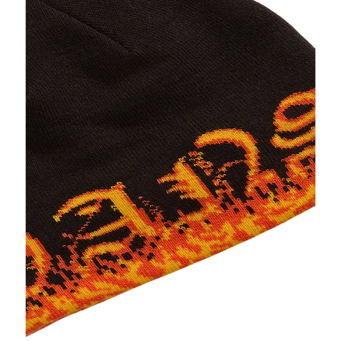 Vans Hovley Beanie - Black/Flame - Basic Beanie by Vans