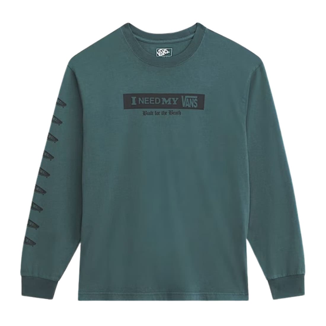 Vans I Need My Long Sleeve T-Shirt - Mystic Moss - Mens Graphic T-Shirt by Vans