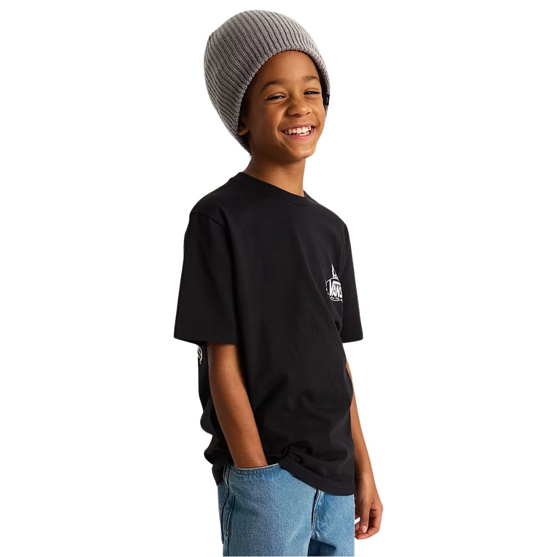 Vans Kids Framework T-Shirt - Black - Boys Skate Brand T-Shirt by Vans
