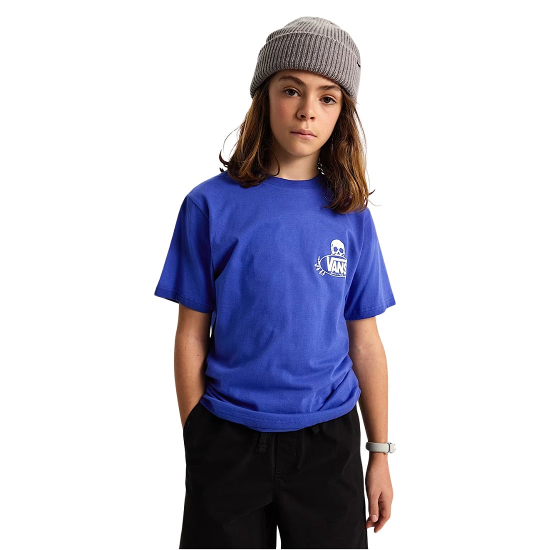 Vans Kids Framework T-Shirt - Royal Cobalt - Boys Skate Brand T-Shirt by Vans