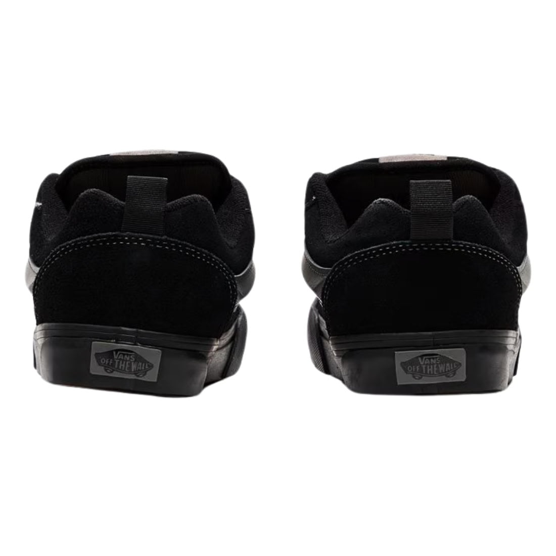 Vans Kids Knu Skool Skate Shoes - Black Black Pewter - Boys Skate Shoes by Vans