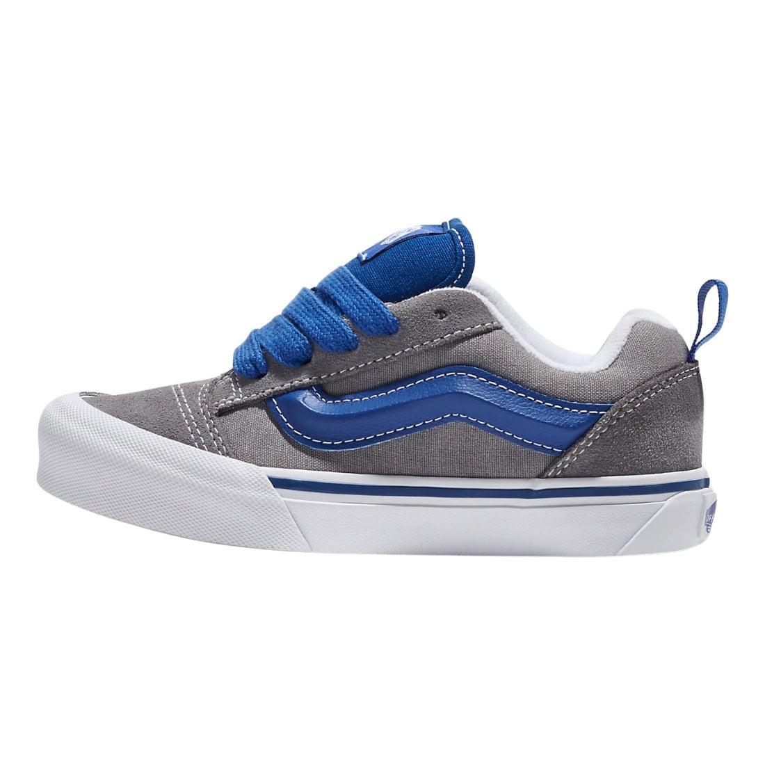 Vans Kids Knu Skool Skate Shoes - Color Pop Grey - Boys Skate Shoes by Vans