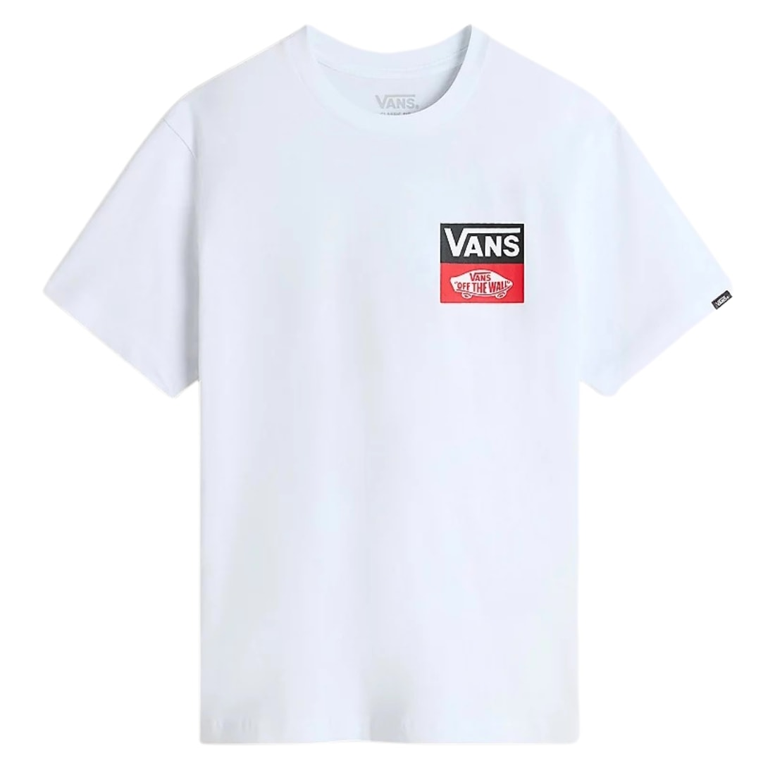 Vans Kids OG Logo T-Shirt - White - Boys Skate Brand T-Shirt by Vans