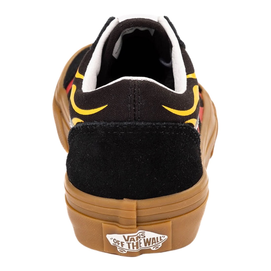 Vans Kids Old Skool Flame Skate Shoes - Flame Black/Gum - Boys Skate Shoes by Vans