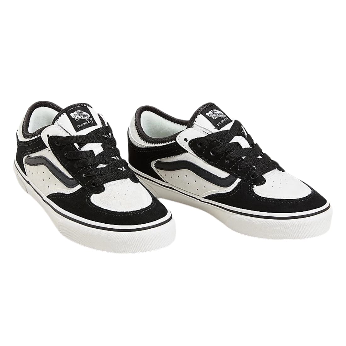 Vans Kids Rowley Classic Skate Shoes - White Blanc De Blanc - Boys Skate Shoes by Vans