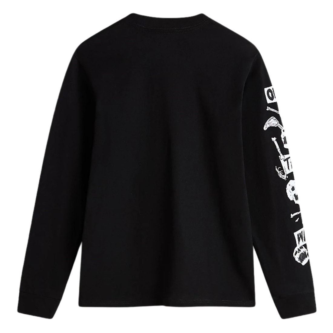 Vans Kids Skeleton Long Sleeve T-Shirt - Black - Boys Skate Brand T-Shirt by Vans