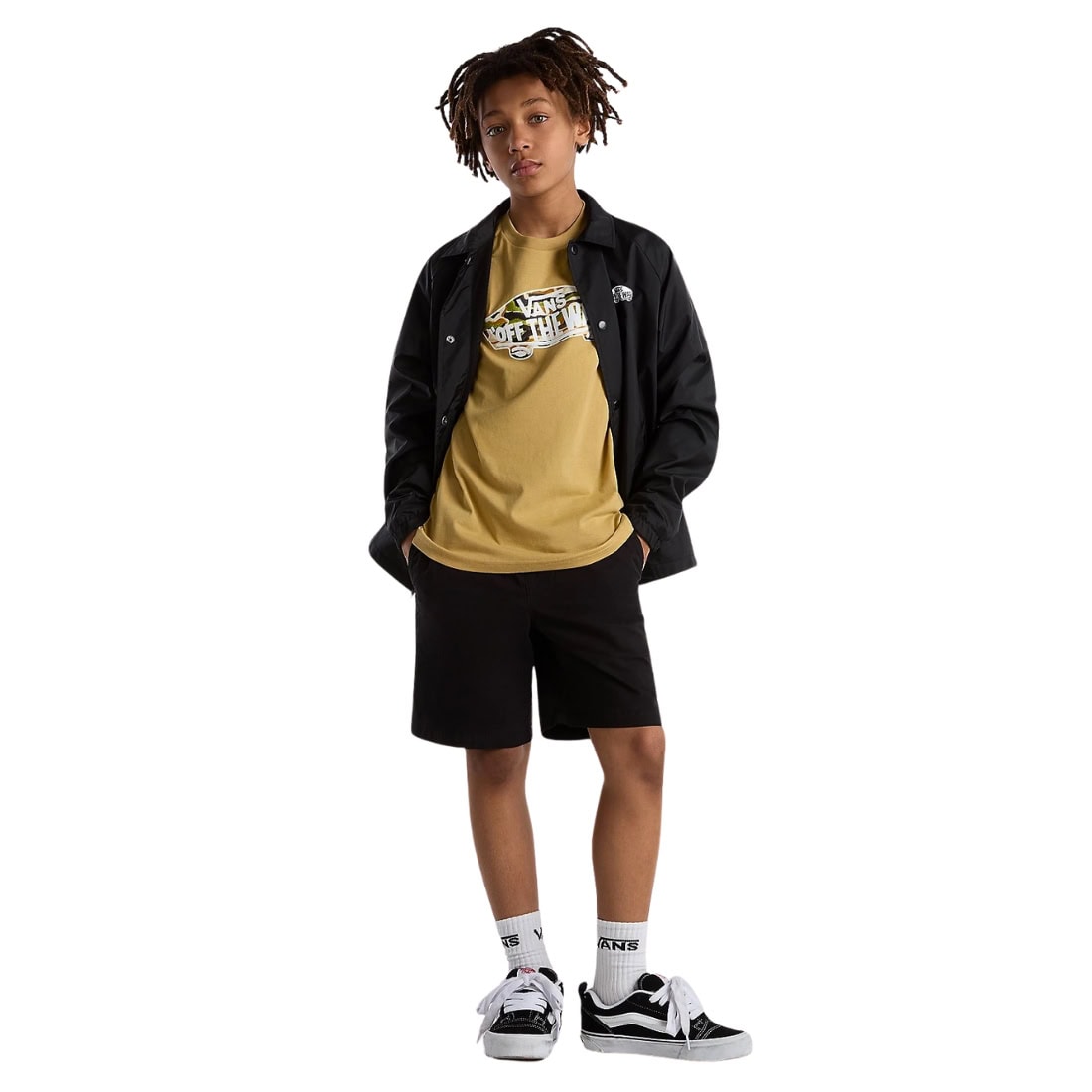 Vans Kids Style 76 Fill Boys T-Shirt - Antelope - Boys Skate Brand T-Shirt by Vans