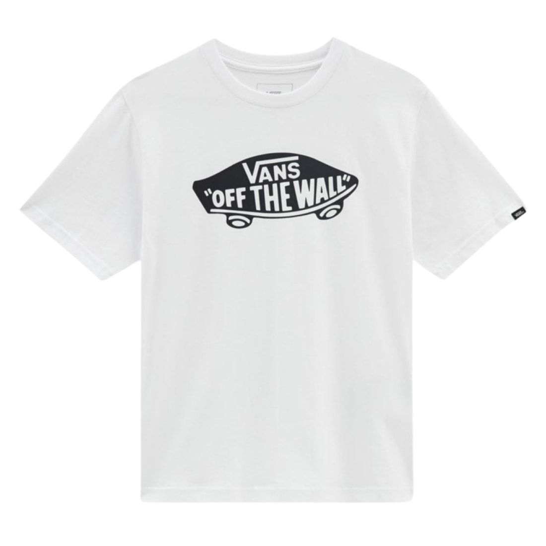 Vans Kids Style 76 T-Shirt - White/Black - Boys Skate Brand T-Shirt by Vans