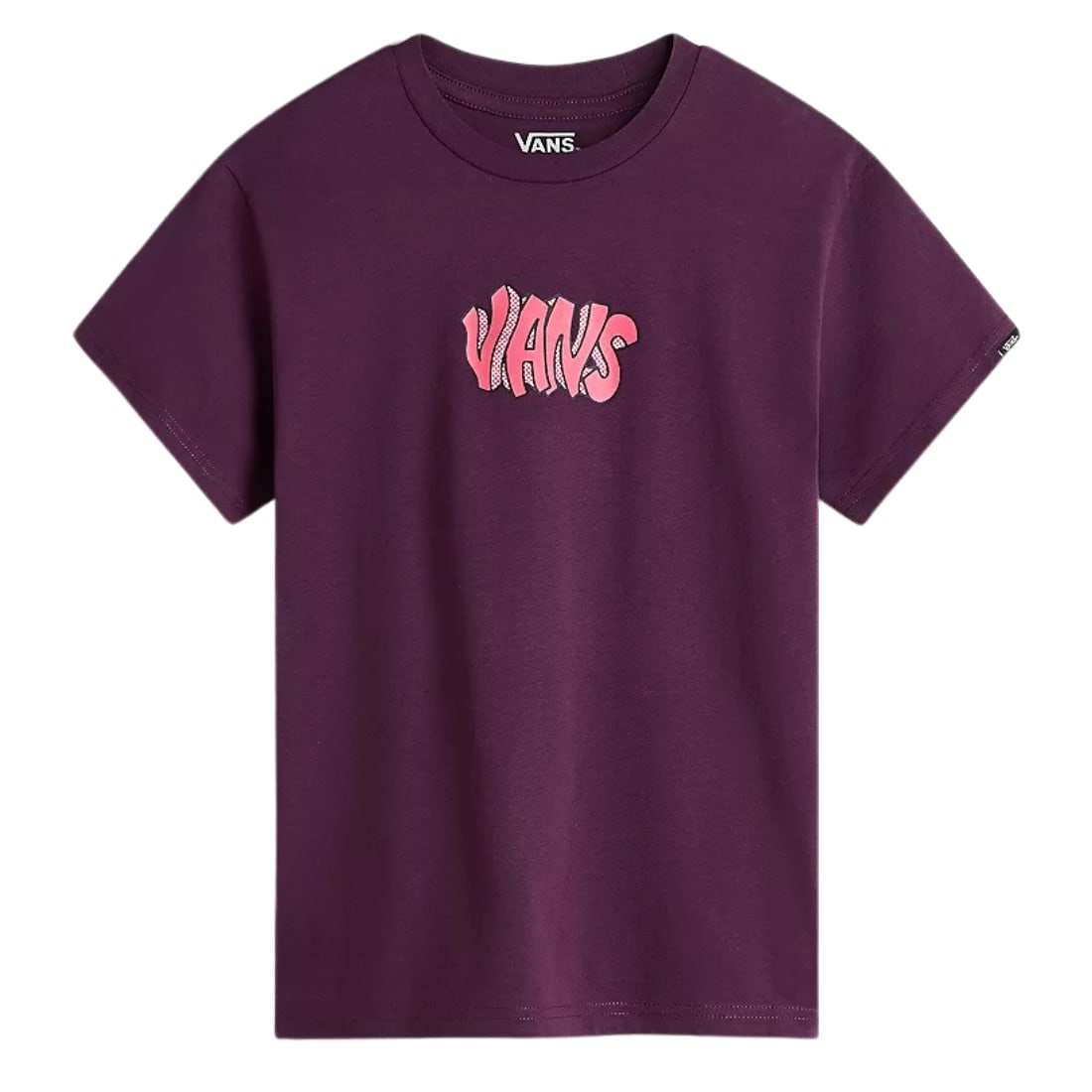 Vans Kids Tag T-Shirt - Blackberry Wine - Boys Skate Brand T-Shirt by Vans