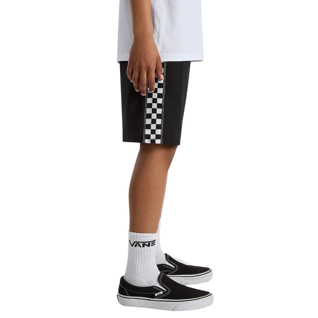 Vans Kids The Daily Sidelines Boardshorts Black Checkers Free UK Delivery Available Yakwax