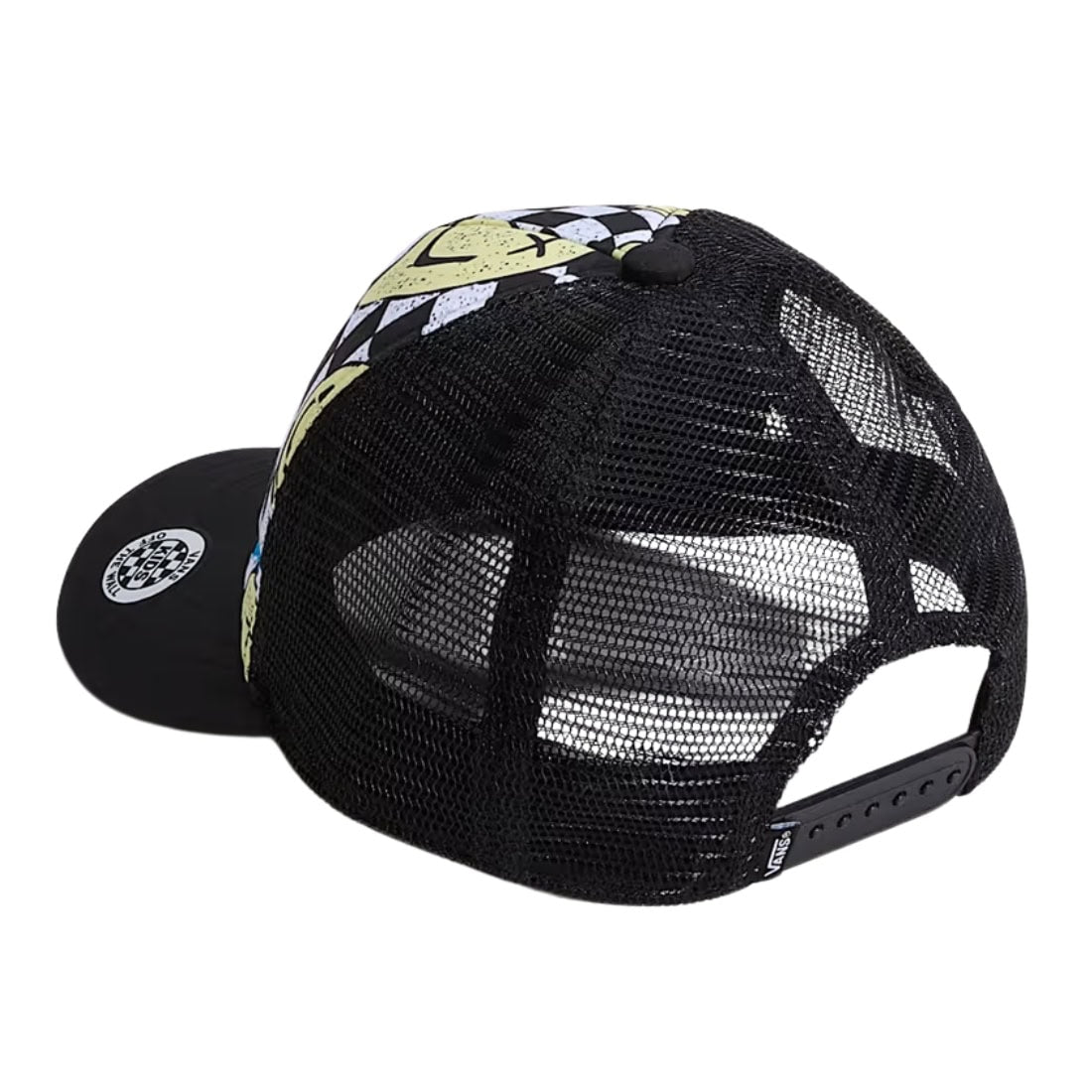 Vans Kids Twisted Vans Trucker Cap - Black - Boys Snapback Cap by Vans One Size