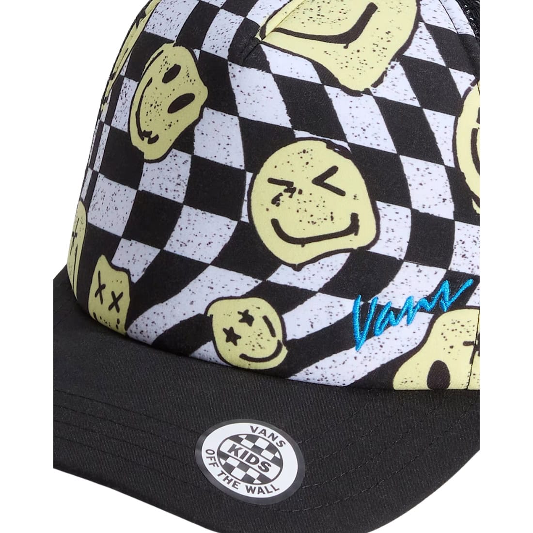 Vans Kids Twisted Vans Trucker Cap - Black - Boys Snapback Cap by Vans One Size