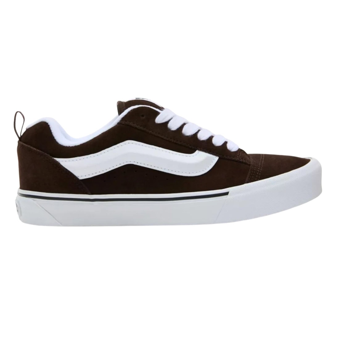 Vans Knu Skool Shoes - Brown White - Mens Skate Shoes by Vans