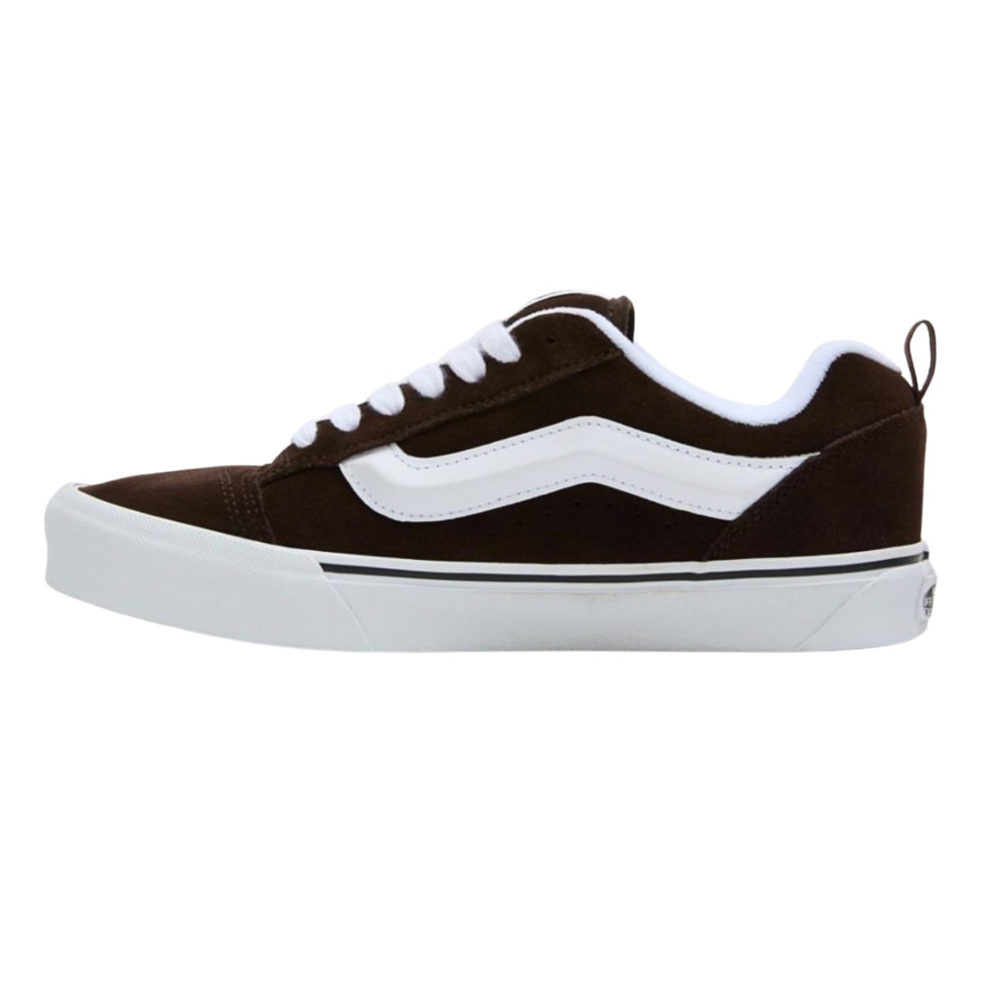 Vans Knu Skool Shoes - Brown White - Mens Skate Shoes by Vans