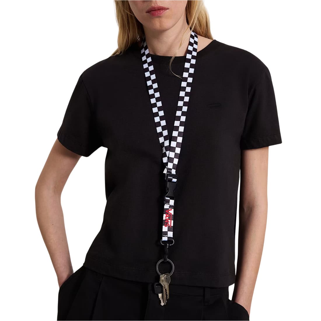 Vans Lanyard - Black/White - Keyring/Lanyard by Vans
