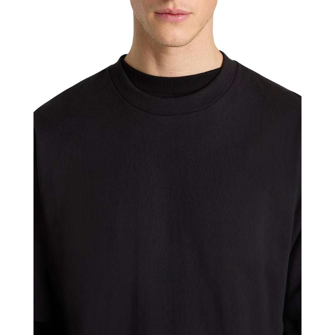 Vans Left Chest II Loose Fit Long Sleeve T-Shirt - Black - Mens Graphic T-Shirt by Vans