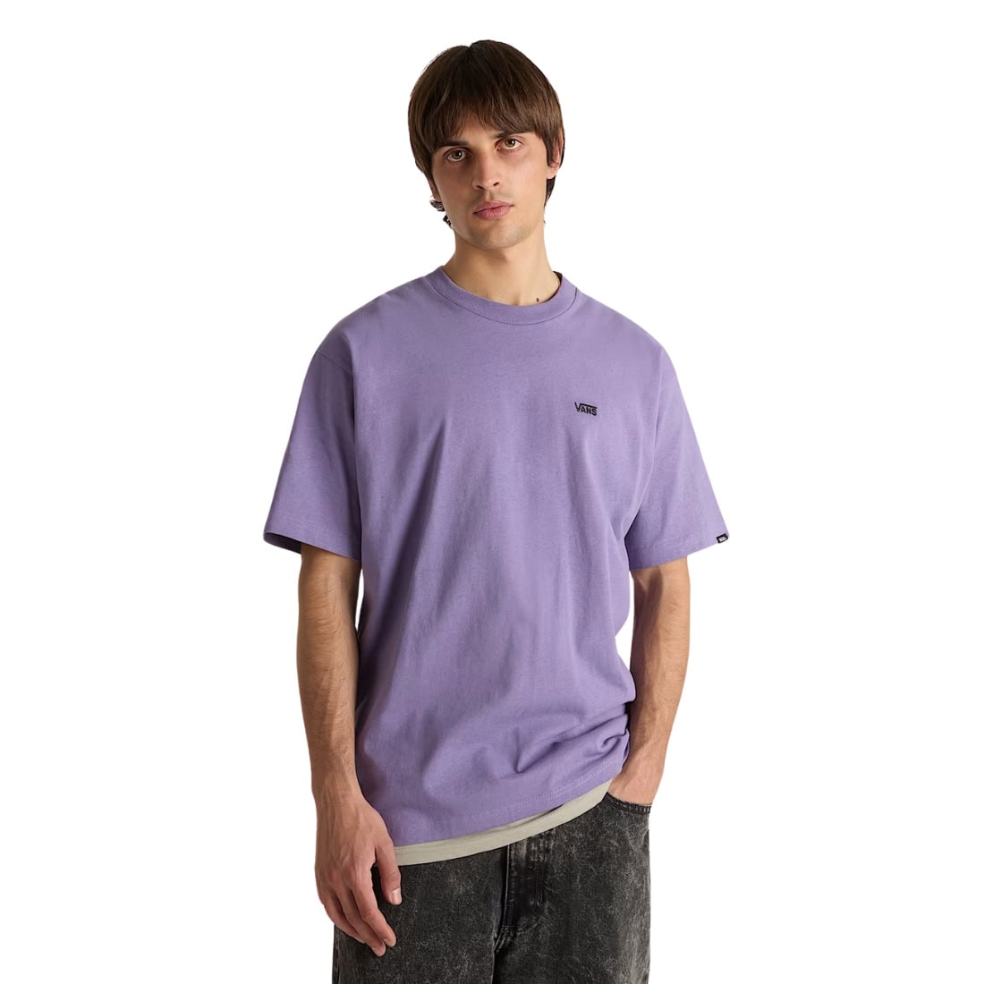 Vans Left Chest II Loose Fit T-Shirt - Purple Haze - Mens Graphic T-Shirt by Vans