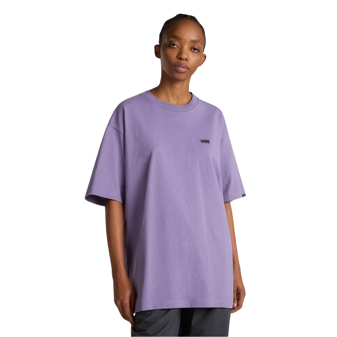 Vans Left Chest II Loose Fit T-Shirt - Purple Haze - Mens Graphic T-Shirt by Vans