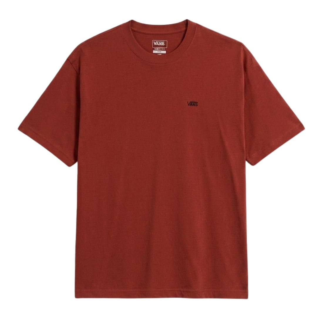 Vans Left Chest II Loose T-Shirt - Poppy Ember - Mens Graphic T-Shirt by Vans