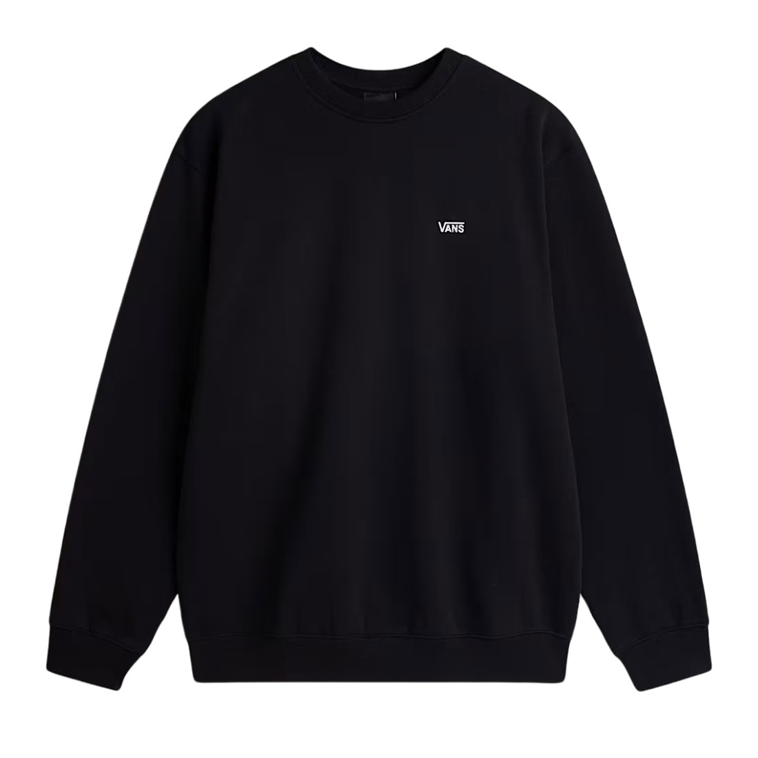 Vans Left Chest II Loose Fit Crew - Black - Mens Crew Neck Sweatshirt by Vans