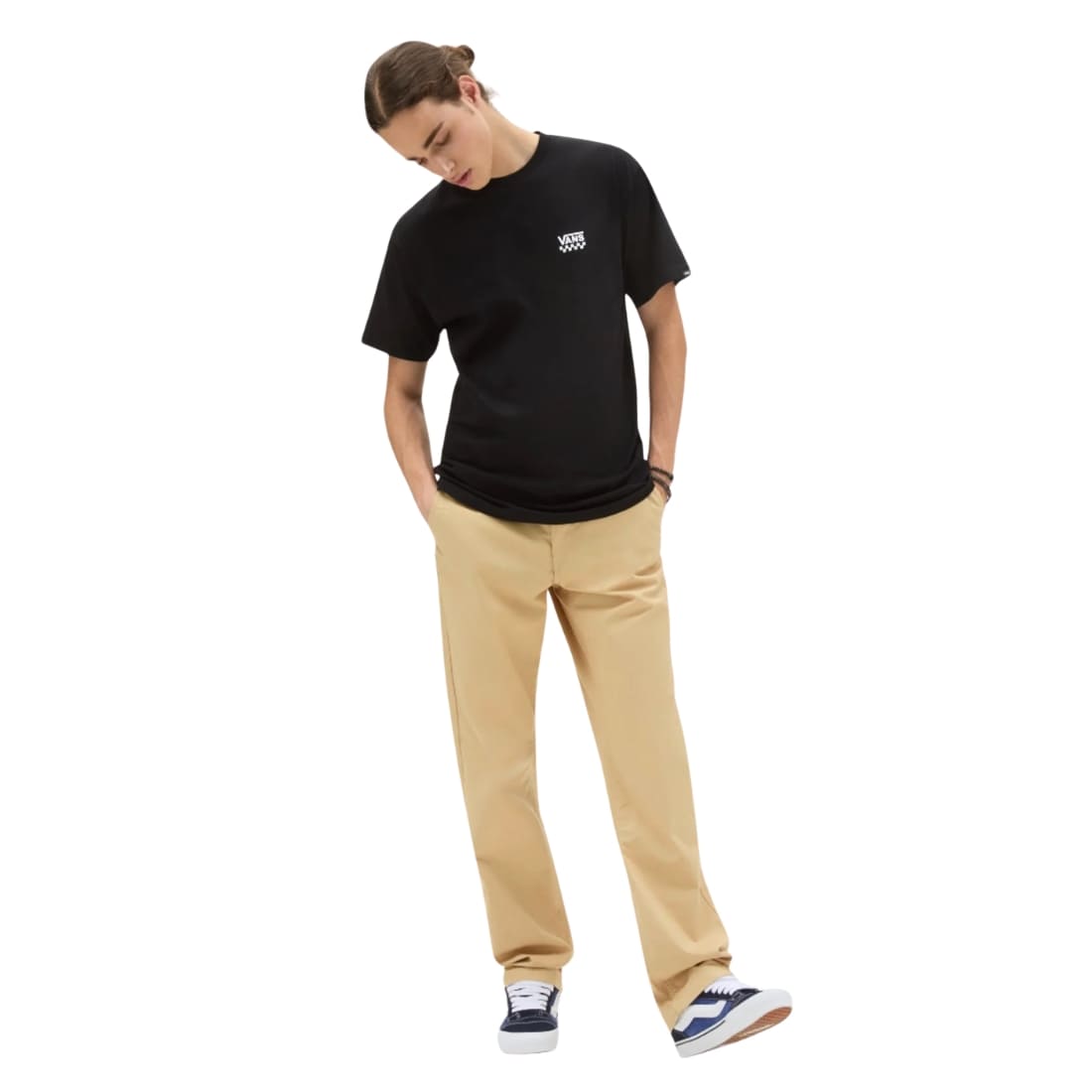 Vans Left Chest Logo II T-Shirt - Black - Mens Skate Brand T-Shirt by Vans