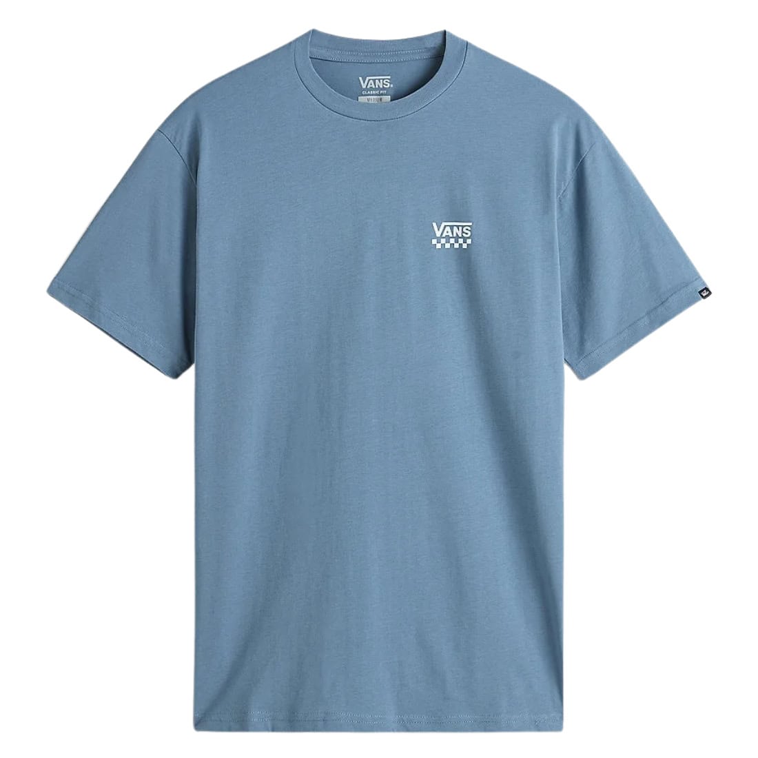 Vans Left Chest Logo II T-Shirt - Bluestone - Mens Skate Brand T-Shirt by Vans