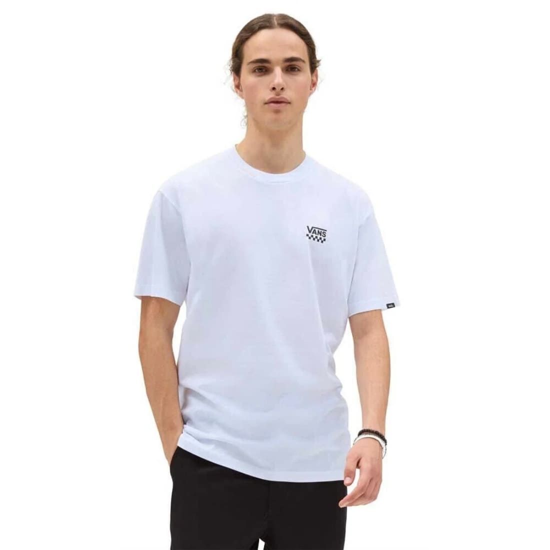 Vans Left Chest Logo II T-Shirt - White - Mens Skate Brand T-Shirt by Vans