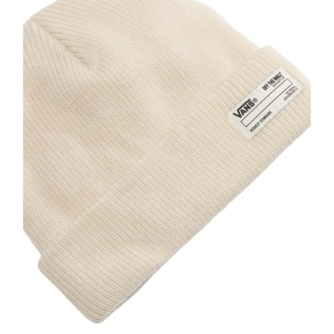 Vans Leiva Cuff Beanie - Oatmeal - Fold Beanie by Vans