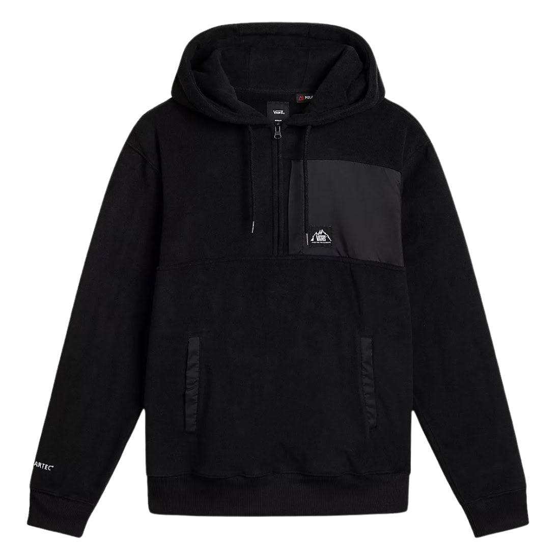 Vans MTE Polartec Pullover Hoodie - Black - Mens Pullover Hoodie by Vans