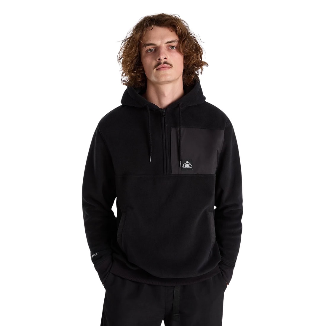 Vans MTE Polartec Pullover Hoodie - Black - Mens Pullover Hoodie by Vans