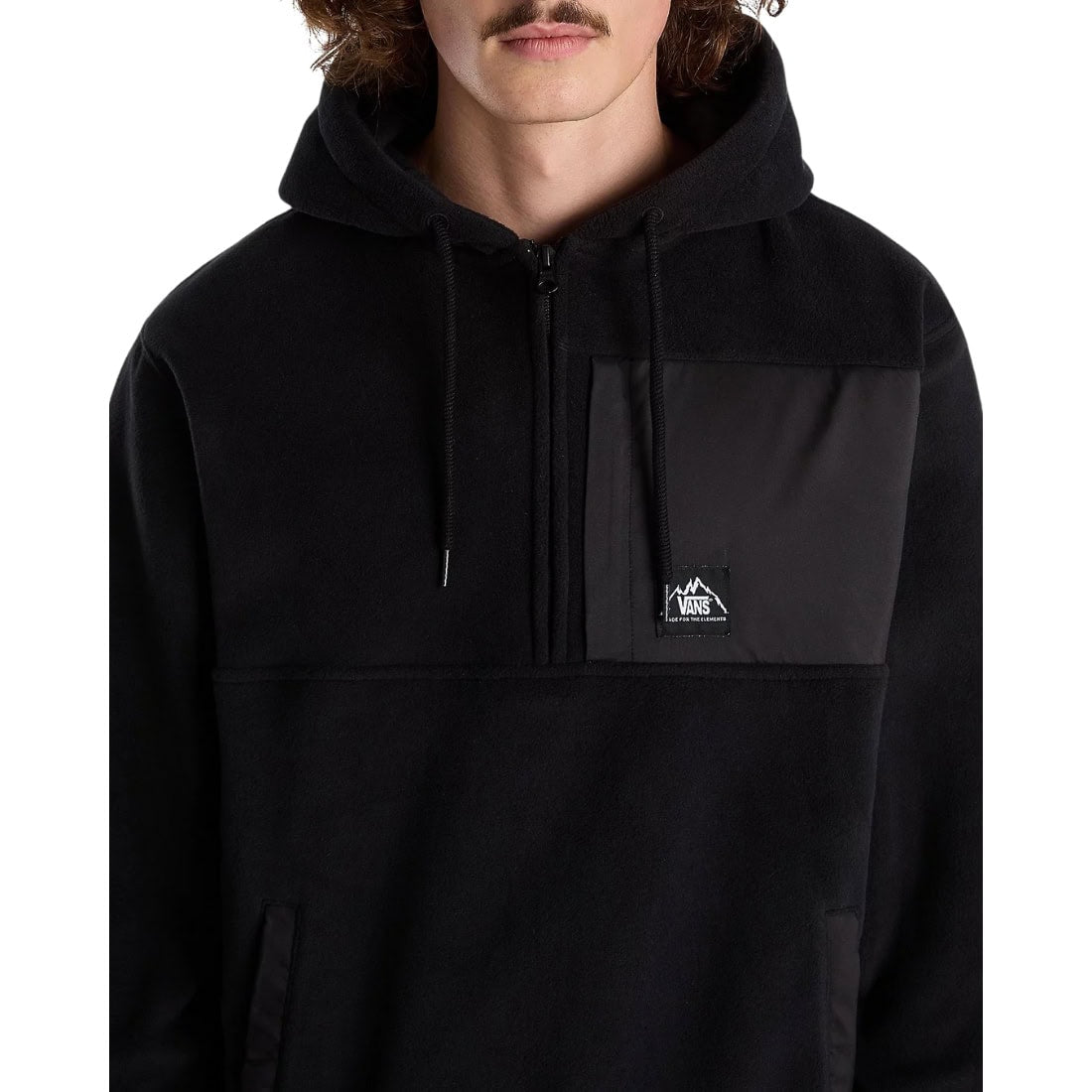 Vans MTE Polartec Pullover Hoodie - Black - Mens Pullover Hoodie by Vans