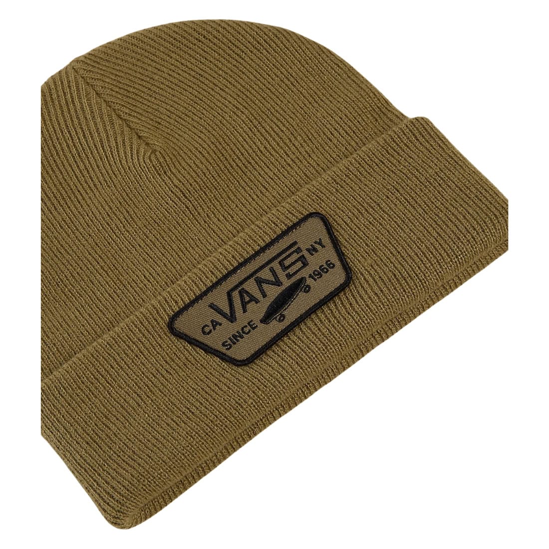 Vans Milford Beanie - Gothic Olive - Fold Beanie by Vans