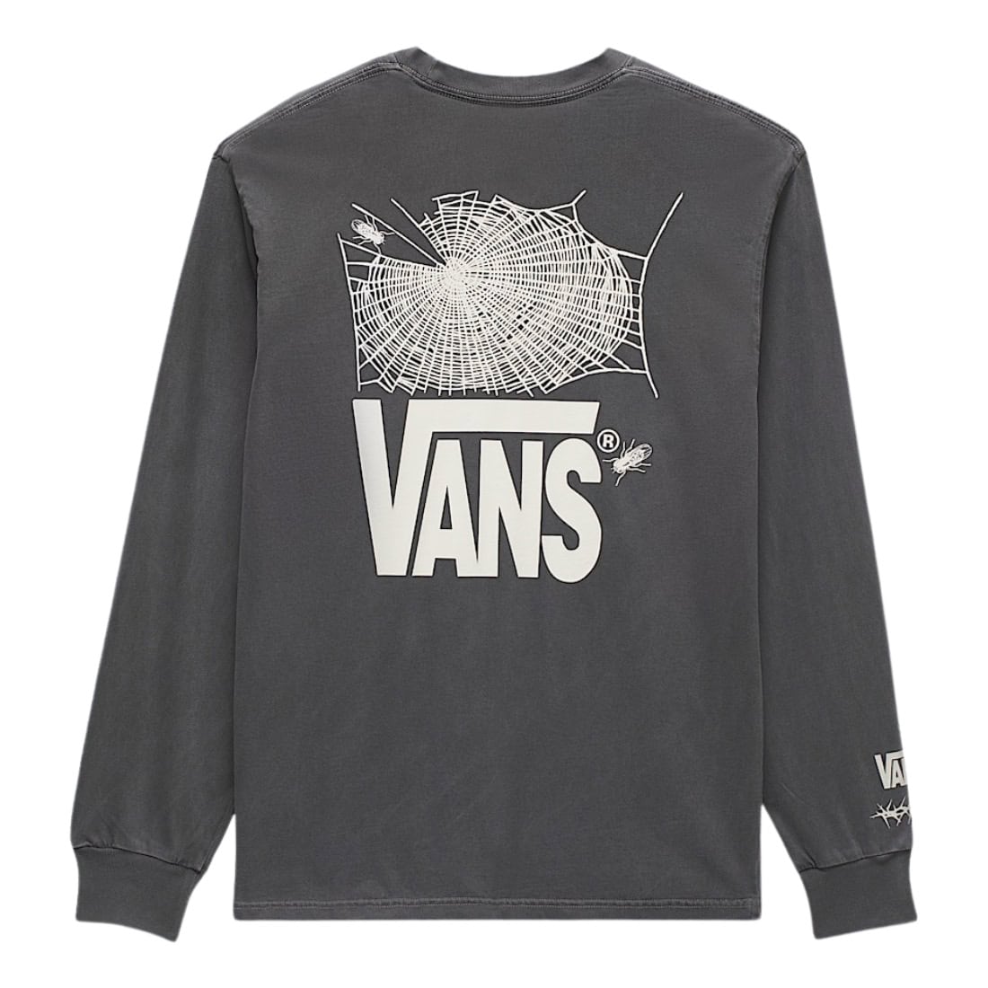 Vans MTE Fly In The Web Long Sleeve T-Shirt - Black - Mens Graphic T-Shirt by Vans