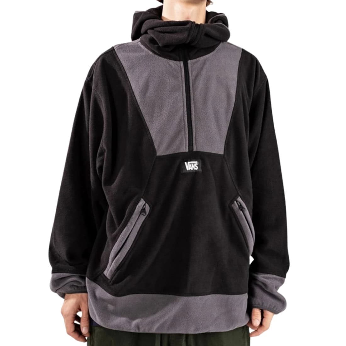 Vans MTE Warrens Polar Balaclava Fleece - Black - Mens Pullover Hoodie by Vans