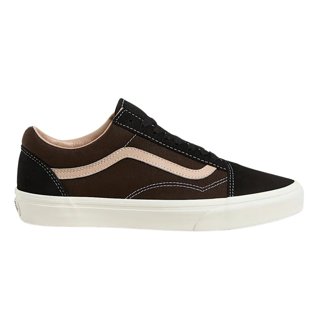 Vans Old Skool 2 Tone Shoes - Black/Brown - Mens Skate Shoes by Vans