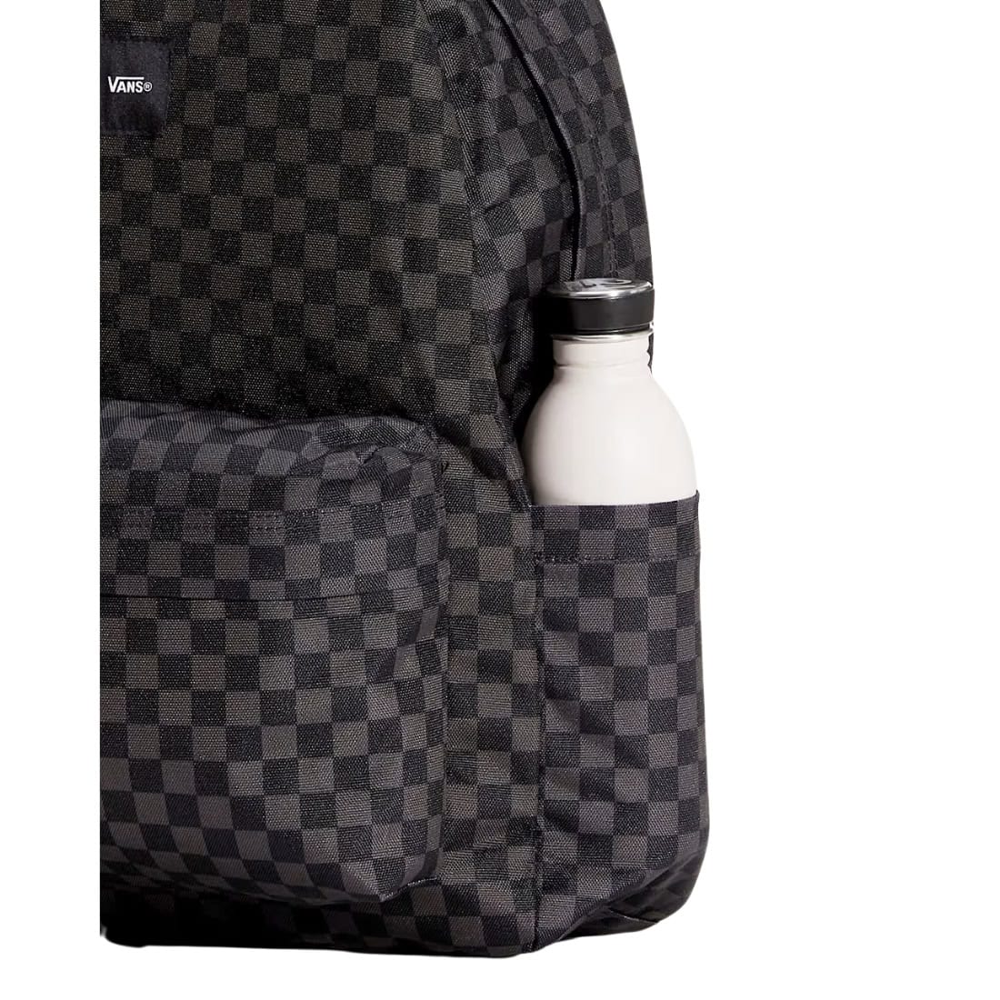 Vans Old Skool Check Backpack - Black/Charcoal FA25 - Backpack by Vans One Size
