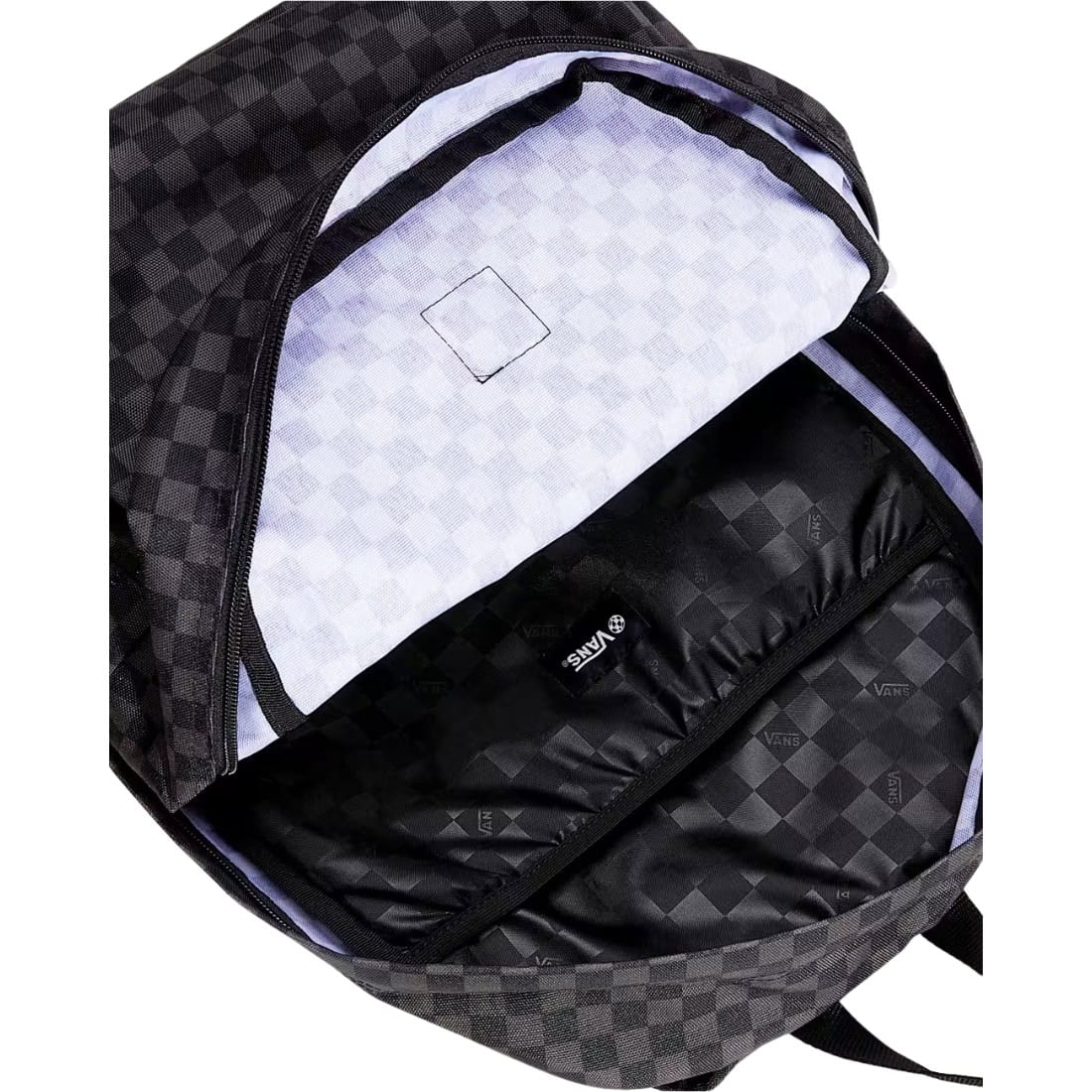Vans Old Skool Check Backpack - Black/Charcoal FA25 - Backpack by Vans One Size