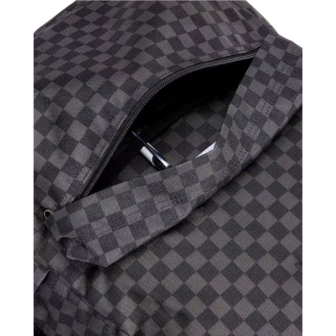 Vans Old Skool Check Backpack - Black/Charcoal FA25 - Backpack by Vans One Size
