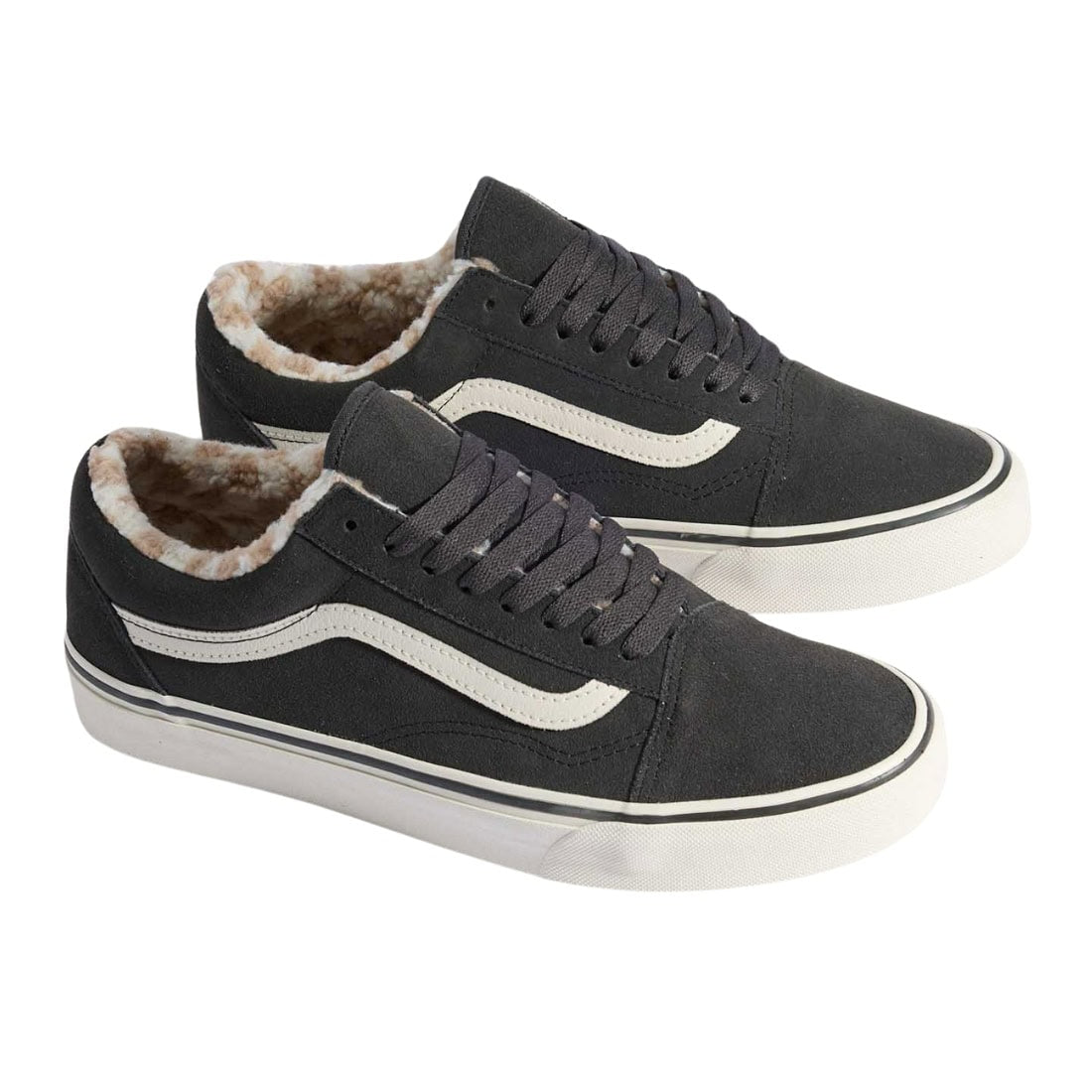 Vans Old Skool Cozy Shoes - Cozy Hug Faded Black - Mens Skate Shoes by Vans