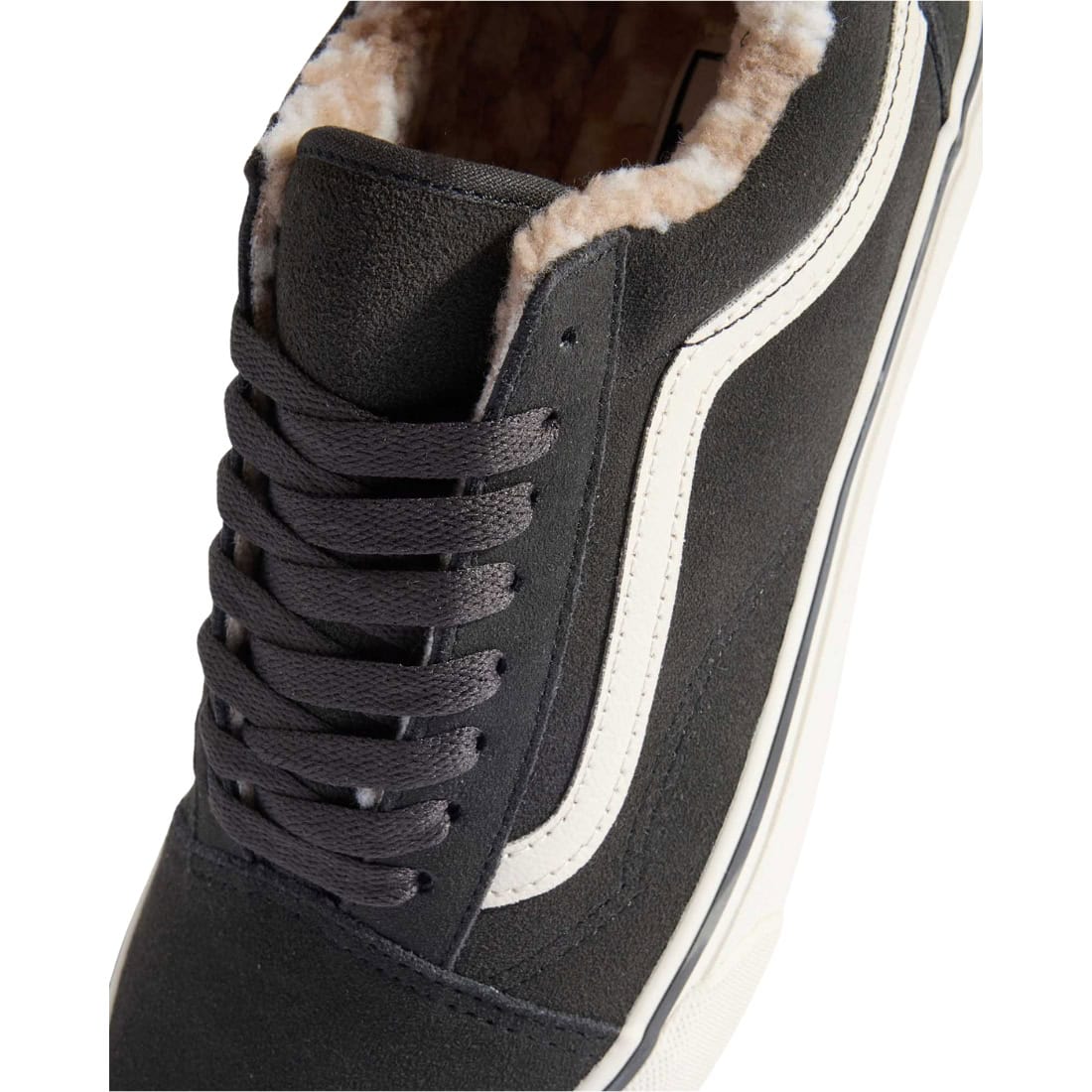 Vans Old Skool Cozy Shoes - Cozy Hug Faded Black - Mens Skate Shoes by Vans