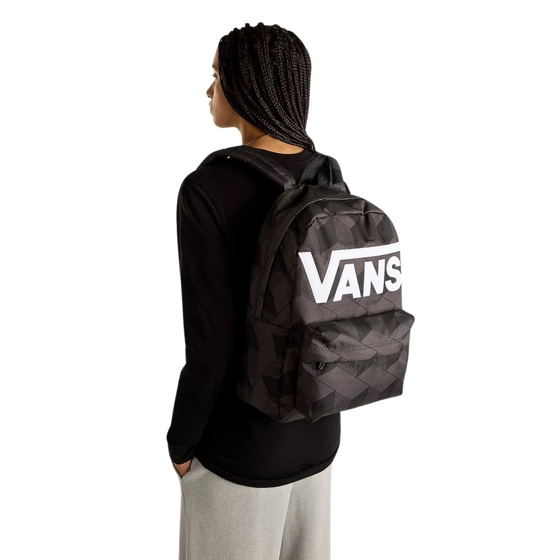 Vans Old Skool Drop V Backpack - Black/Asphalt - Backpack by Vans One Size