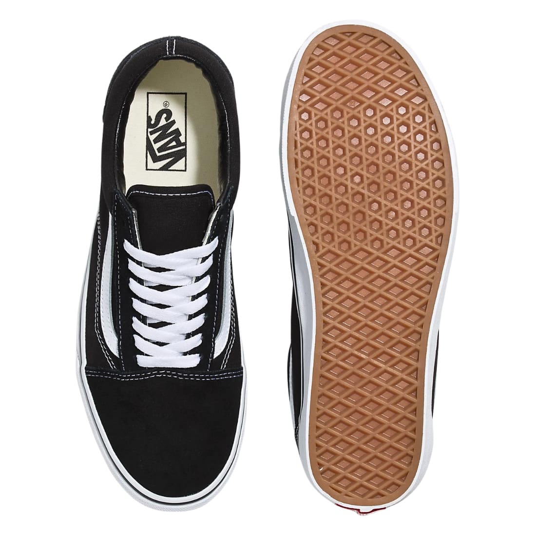 Vans Old Skool Shoes - Black/White - Mens Casual Shoes by Vans