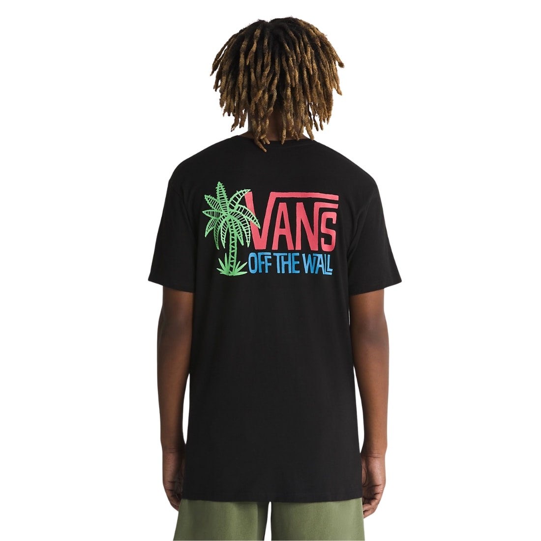 Vans Palm Lines T-Shirt - Black - Mens Skate Brand T-Shirt by Vans