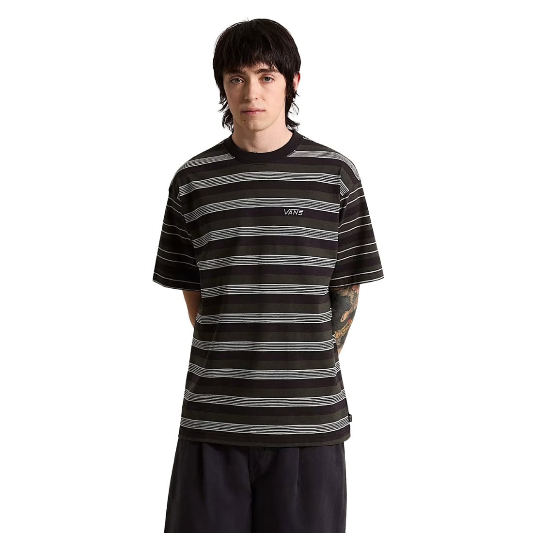 Vans Pismo Knit T-Shirt - Black - Mens Graphic T-Shirt by Vans