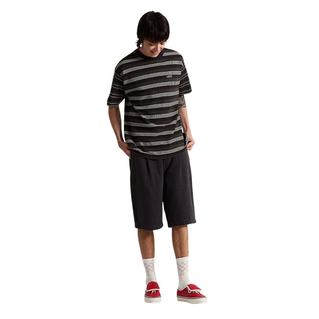 Vans Pismo Knit T-Shirt - Black - Mens Graphic T-Shirt by Vans