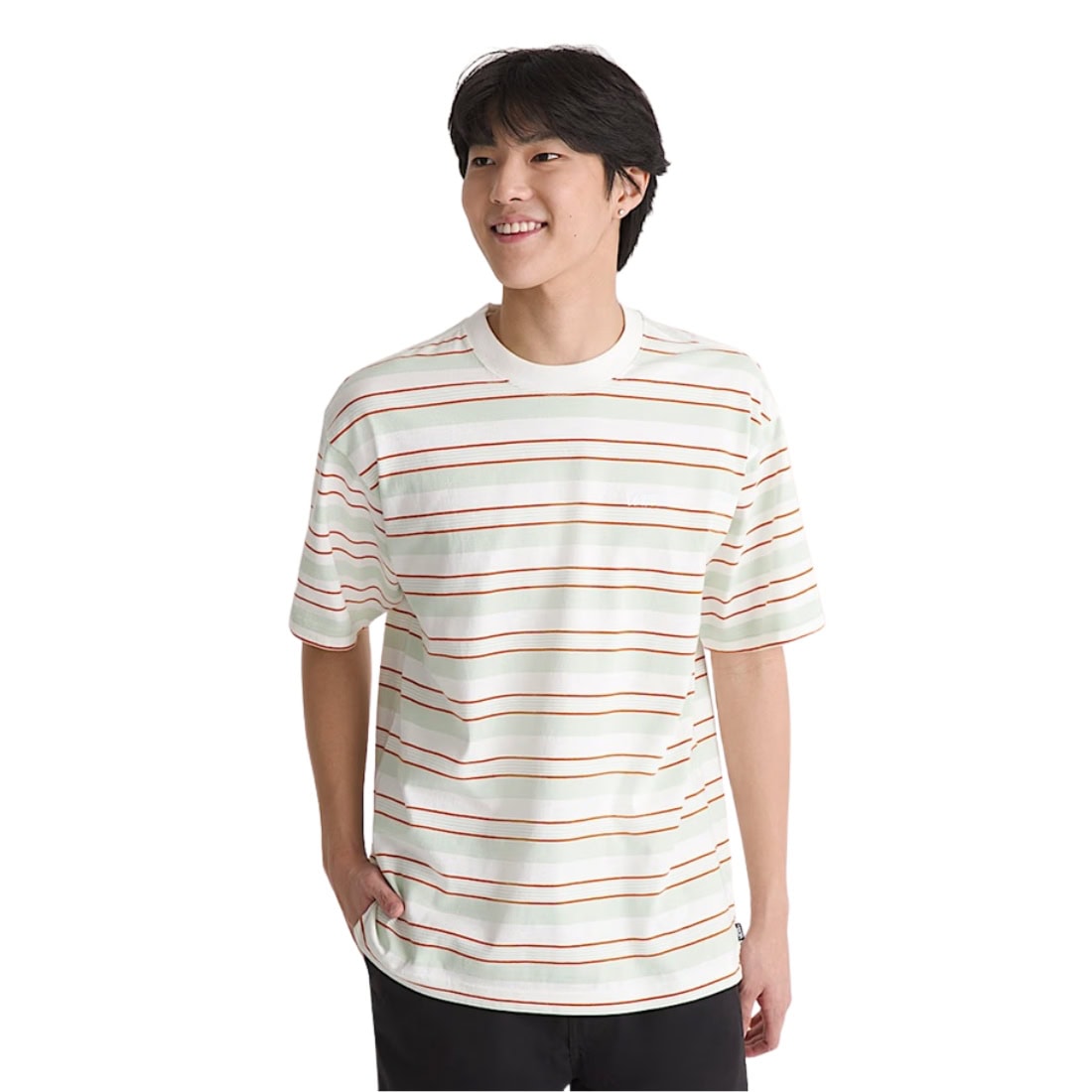 Vans Pismo Knit T-Shirt - Classic White - Mens Graphic T-Shirt by Vans