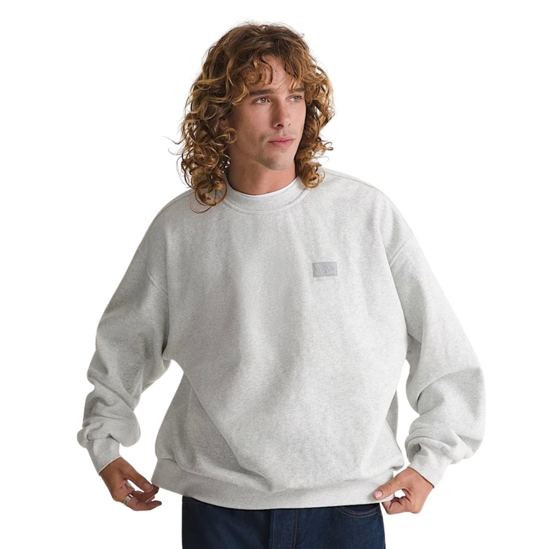 Vans Premium Crewneck - Ash Heather - Mens Crew Neck Sweatshirt by Vans