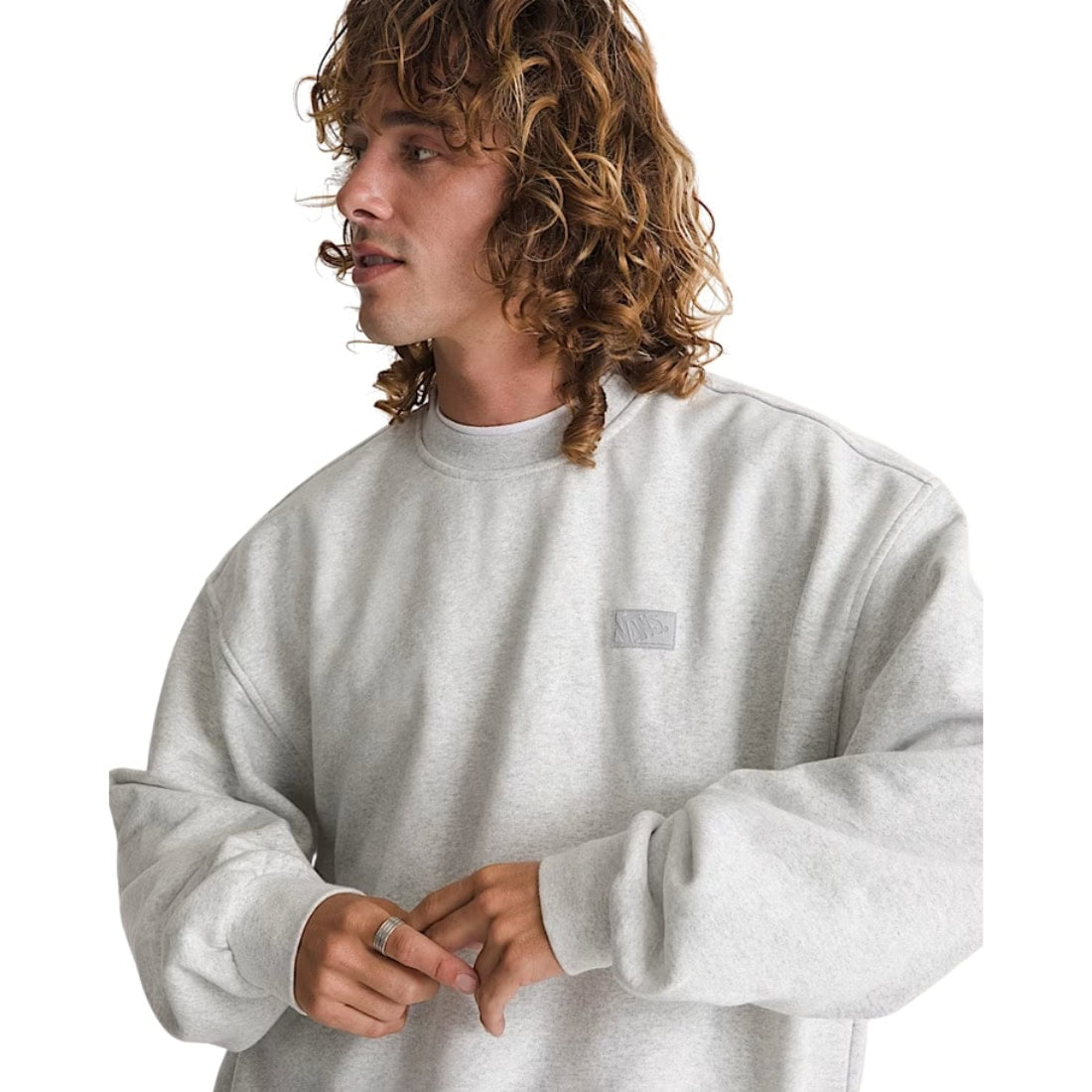 Vans Premium Crewneck - Ash Heather - Mens Crew Neck Sweatshirt by Vans