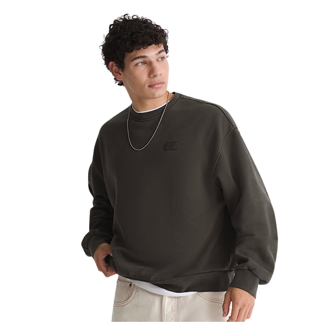Vans Premium Crewneck - Faded Black - Mens Crew Neck Sweatshirt by Vans