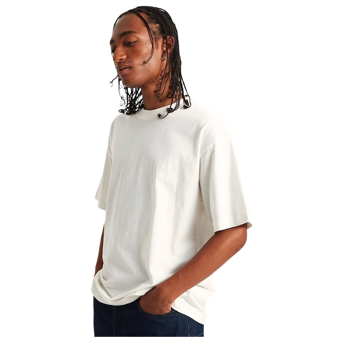 Vans Premium Loose Fit T-Shirt - Egret - Mens Graphic T-Shirt by Vans